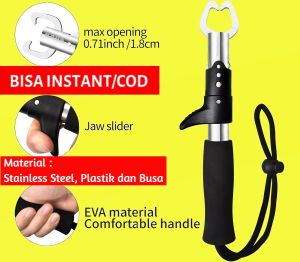 ⭐⭐⭐⭐⭐Portable Stainless Steel Fishing Gripper Tool Equipment