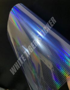 SKOTLET STIKER LAMPU MOTOR MOTIF CARBON HOLOGRAM STIKER LAMPU HOLOGRAM STIKER LAMPU MOTOR PELANGI