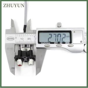ZHUYUN Cáp tín hiệu âm thanh 30cm 2 RCA để XH2.54MM-3PIN ổ cắm đầu vào âm thanh giao diện tín hiệu âm thanh mở rộng cho bảng điều khiển Bộ khuếch đại