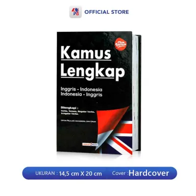 Kamus Bahasa Inggris / Kamus Lengkap Inggris Indonesia (Hitam) Plus Kamus Bergambar Soft Cover dan Hard / Lingkar Media LM - LM