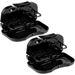 Adjustable Vehicle Seat Back Mounted Table Plastic Surfaces Easy Installation Tray Holder Car Storage