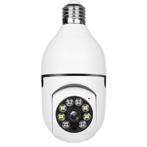 ZAY E27 Kamera CCTV IP Camera V380 Pro cctv Bohlam Lampu 360 View WiFi Wireless / Cctv Bohlam Lampu Night Vision Malam 8MP FULL HD Kamera Untuk Rumah Ke