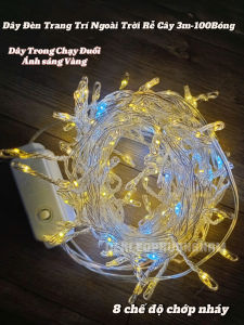 Dây Đèn Led Quấn Cây Trang Trí Ngoài Trời 3m - 200 Bóng hiệu ứng Chạy Đuổi Chống Nước Chống Côn Trùng Led Rễ Cây
