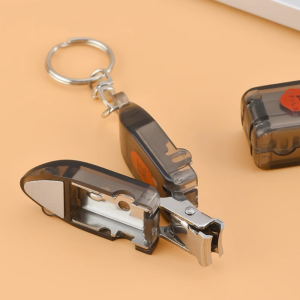 OMQAIO Stainless Foldable Manicure Durable Ultra-thin Nail Clipper Portable with Nail File Mini Nail Trimmer