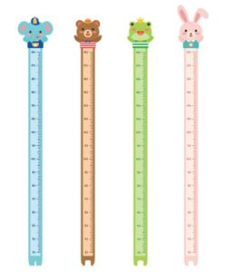 Children Cute Animals Tree Kids Height Measurement Wall Stickers Height Growth Chart Measure Sticker Decoration 身高墙贴