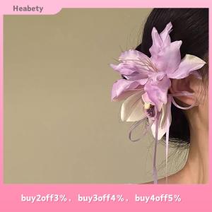 Heabety Bohemian Vacation Style Flower Hair Clips Fashion Simulation Flower Hairpin For Women Girls Sweet Hair Accessories Gifts