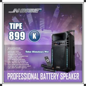 Speaker Portable Wireless Noise 899 K Original 15 Inch Bluetooth