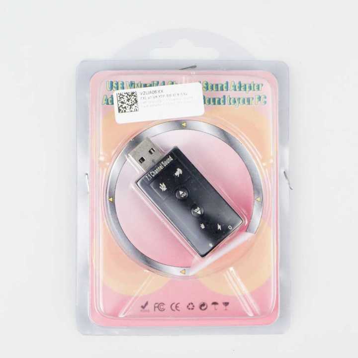 External USB Audio Sound Card Adapter Virtual USB Speaker