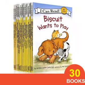 [SG Stock]30Pcs Biscuit Dog I Can Read Level My First Kids English Early Readers