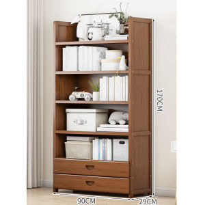 Tủ Sách Bằng Gỗ Tre Tân Cổ Điển Rộng 80cm Giá Sách Cao Cấp 4-5 Tầng Kệ Trưng Bày Kệ Tre Để Đồ Họa Tiết Cửa Mây Tre Đan Decor Phòng Khách Đẹp Độc Đáo VipHouse