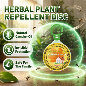 🌱 Natural Herbal Mosquito Repellent Cake For Home/Camping/Outdoor Use/Plant-Based/Long-Lasting Protection/Eco-Friendly Formula/