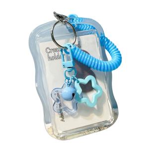 Clear Holder Star Charm Protector Medicare Protector Sleeve Credit Sleeve for School Office
