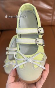 (เกรดA)One for all พร้อมส่งจากไทย TX590 รองเท้าแมรี่เจน สไตล์บัลเล่ต์ ดีไซน์กุทัณฑ์ รองเท้าผ้าใบผูกโบว์ น่ารักน่าเกลียดพ คอลเลคชั่นใหม่ 2024 สำหรับผู้หญิง