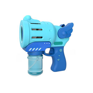 Cute Bubble Machine Automatic Colorful Lights Indoor Outdoor Bubble Machine Maker Gun Shape Exciting Bubble Machine Used Gift Reward Children
