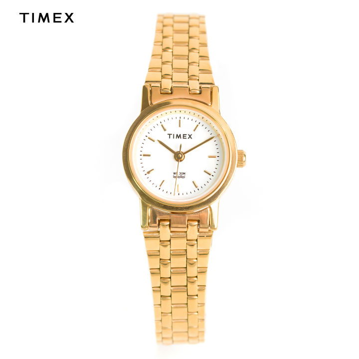 Timex AB Series Gold Stainless Analog Quartz Watch For Women TW00B303E CLASSICS