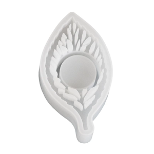 Multifuntional Base Molds Crafting Moulds Leaf Shape Candlestick Molds Silicone Bracket Molds for