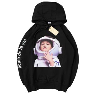 {BISA BAYAR DITEMPAT} - Hoodie kantong depan sablon warna hitam black bahan katun premium gramasi 280 jaket sweater untuk pria wanita terlaris