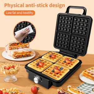 Maker Easy Clean Non-Stick  Electric Waffle Maker 1500W Temperature Adjustable Non stick Large Waffle Maker