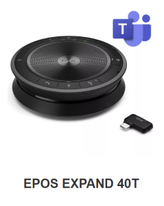 EPOS Expand SP 40+/T Portable Wireless Bluetooth Conference Speakerphone With BT USB-A/USB-C - 2 Years Local Warranty