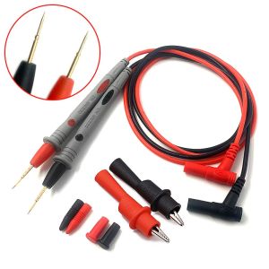 LITUILI Mũi kim Kỹ thuật số đa năng Đầu dò đa năng Đầu dây thử nghiệm Đầu dò chì Dụng cụ cáp Kẹp Crocodie Đầu đo vạn năng Bút thử dây Bút đo đầu dò