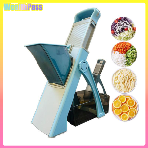 Multifunctional Vegetable Cutter Slicer - Commercial &Household Kitchen Utensil - Stainless Steel Sharp BladesRustproof Smooth Operation