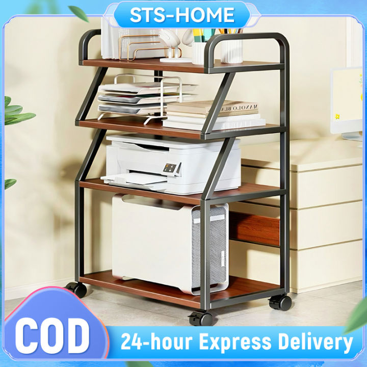 Ofix Storage Rack Office Storage Rack With wheel 2/3/4Layers PC case Rack printer rack ...