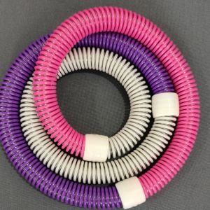 ห่วงฮูลาฮูปแบบห่วงสำหรับออกกำลังกายในบ้านฮูลาฮูปฤดูใบไม้ผลินุ่มไม่เป็นอันตรายต่ออุปกรณ์ออกกำลังกายเครื่องลดน้ำหนักแบบพกพาเอวลดหน้าท้อง