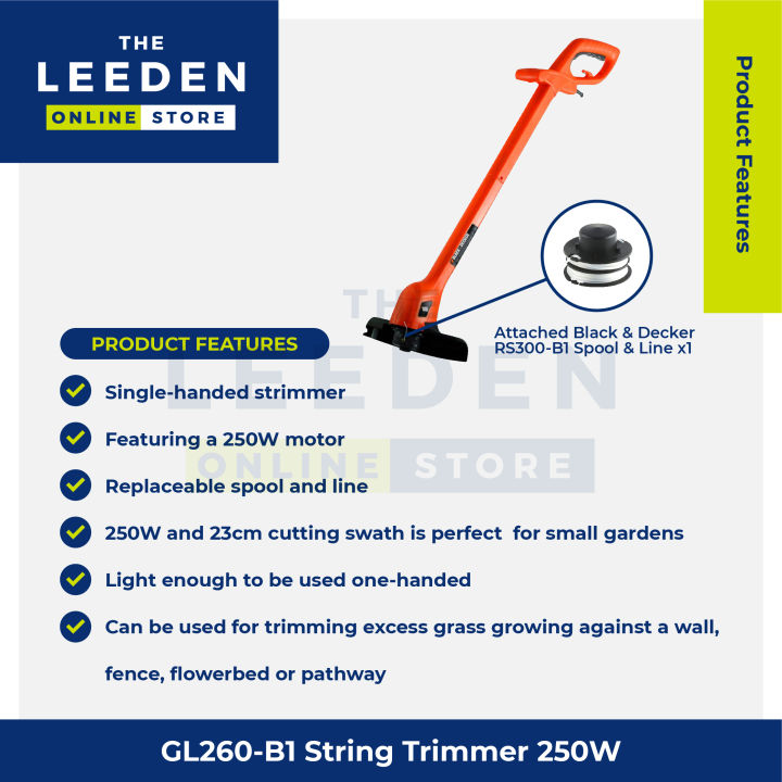 BLACK%20&%20DECKER%20GL260-B1%20String%20Trimmer%20250W%20by%20Leeden%20Online%20Store%20-%20Image%203