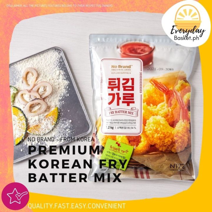 No Brand] Fry Batter Mix 1.2kg Korean Famous Fried Chicken Calamari
