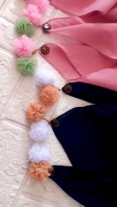 HIJAB KEKINIAN POMPOM ICE CREAM TERBARU