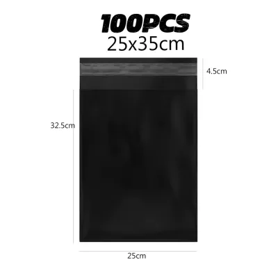 Courier Bag 100Pcs Plastik Parcel Bag Courier Bag Delivery Thick Packaging Bag Flyer Bag Plastik Parcel Murah Kurier Beg