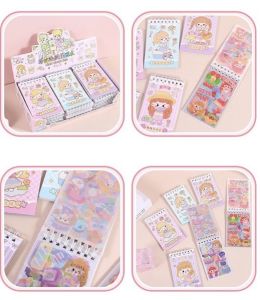 Sổ sticker hinh dán 24 trang hoạt hình xinh xắn cho bé