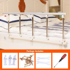 🏅Safety Bed Rail Guard For Elderly Bed Side Handrail Anti-Fall Side Guard Aluminum Alloy Portable Foldable Bed Rail