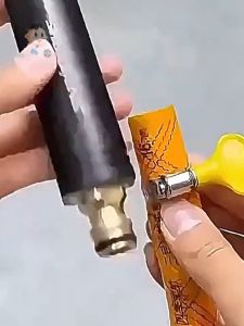 Twist Adjustable Flow Water Sprayer Metal Body High Pressure Gun for Garden Irrigation