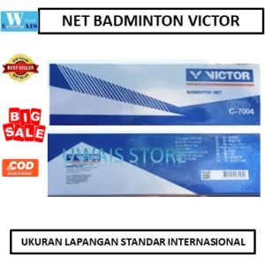 TERLARIS ! Net Victor Import - Net  Badminton Victor Bagus -  Net Victor jaring badminton -  Net Murah - Jaring Bulu Tangkis Victor impor  - Net Lapangan - Net