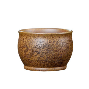 壶芝宴紫砂杯主人杯茶杯套装柴烧九霄龙吟手工喝茶杯客杯送礼功夫