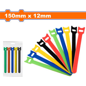 Wadfow Reusable Velcro Straps Nylon Cable Ties Set of 10 pieces WTE6 WAD-HT •OSOS•