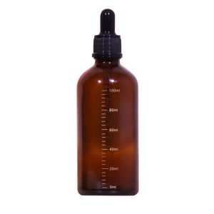 RUANGE Empty 5ml-100ml Scale Dropper Bottle Refillable Bottles Amber Glass Bottle Jars Perfume Bottle Liquid Pipette Bottle Essential Oil Bottle Dropper Bottle with Scale