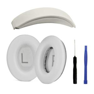 High Density Memory Foam Ear Pad Headband for QC45 QC35 Wireless Headphones Comfortable and DurabilityCushion Covers