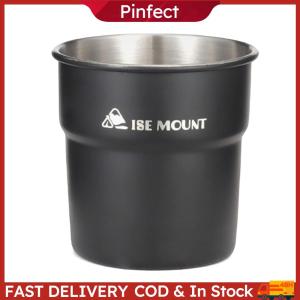 300ml Outdoor Camping Cup Portable Stainless Steel Beer Wine Cups Stackable Lightweight for Travel Hiking Backpacking