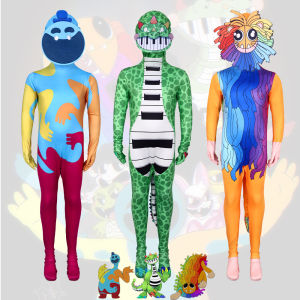 New Cos Halloween Poppy Playtime - Chapter 4 Cosplay Stage Play Convention Performance Costume Performance Outfit Clothes