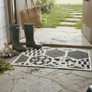 MOMO Super Absorbent Basahan Doormat for Bathroom Kitchen Floor Mat Non-slip Rubber Back Anti-slip Welcome Mat Large Size Thick Soft Rug for Living Room Bedroom Entryway Aesthetic Mandala Bohemian Design PH Stock COD Fast Deliver