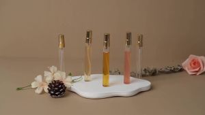50 Pcs 10 mlperfume travel refillableglass perfume bottle empty clear glass mist spray bottle with fine mist lid – travel spray bottles for sample storage