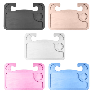 Portable Car Tray And Steering Wheel Desk Suitable For Snacks And Work Trucks & Autos Multipurpose Travel Accessory