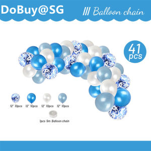 🔥SG LOCAL STOCK🔥Balloon Arch Garland Decoration Strip Balloon Chain DIY Party Birthday Connection Double Holes