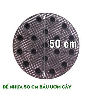 Đế Lót Chậu Cây 30/40/50cm Có Lỗ Thoát Nước Chống Úng Khay Nhựa Lót Chậu Cây Chống Ẩm Mốc Giữ Vệ Sinh Sân Vườn TIDO TI DO