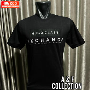 Kaos Fashion Hugoclass Top Brand Lengan Pendek Dengan Motif Dan Warna Terbaru Stok Terbatas