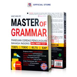 Buku Master Of Grammar TOEFL TOEIC IELTS EAP - Panduan Cerdas penguasaan Bahasa Inggris / PT MAGENTA MEDIA - MM