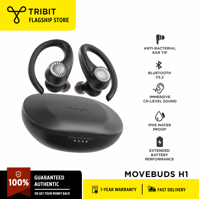 Tribit MoveBuds H1 Bluetooth Earphones with Transparency Mode
