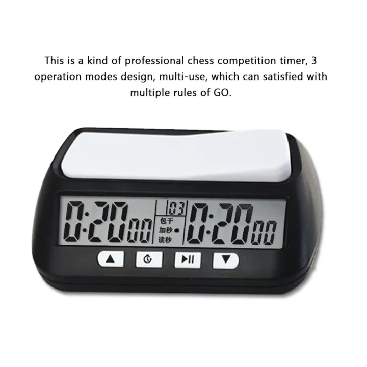 Professional Chess Clock Electronic Board Game Competition Hour Meter ...